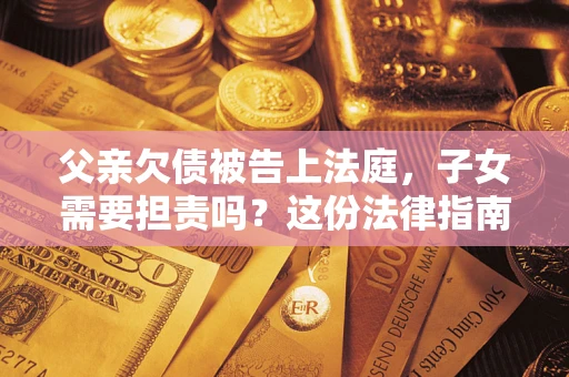 武汉父亲欠债被告上法庭，子女需要担责吗？这份法律指南必须看完