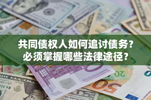 武汉共同债权人如何追讨债务？必须掌握哪些法律途径？