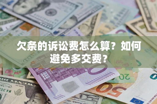 武汉欠条的诉讼费怎么算？如何避免多交费？