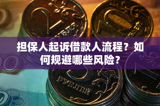 武汉担保人起诉借款人流程？如何规避哪些风险？